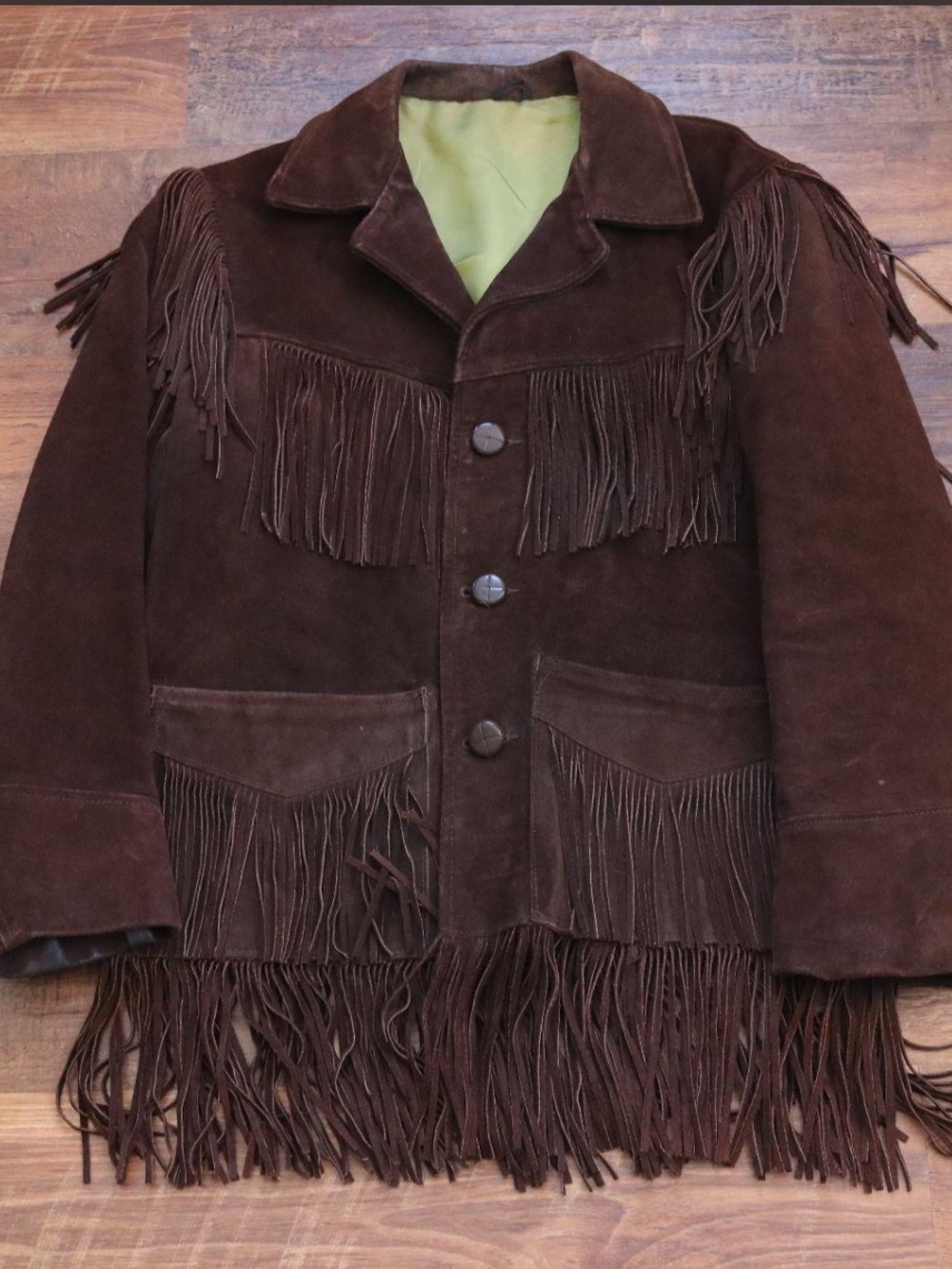 Brown Suede Fringe Jacket - Classic Western Style